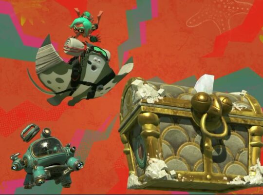 Splatoon Raiders – Piel Coast: Follow The Radar: Slay Salmonids and Collect Treasure Chest