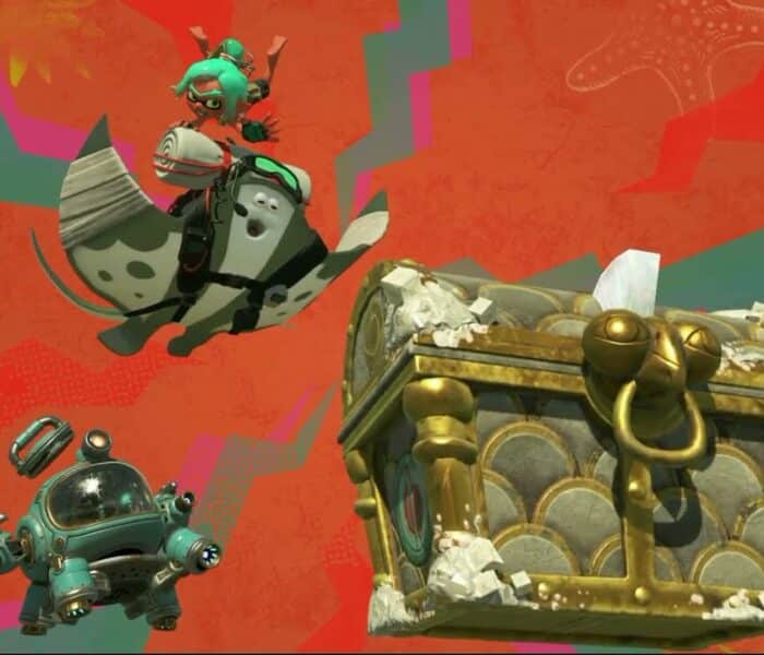 Splatoon Raiders – Piel Coast: Follow The Radar: Slay Salmonids and Collect Treasure Chest
