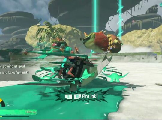 Splatoon Raiders – Piel Coast: Break Crystals with Buddy Bot | Manta Dance Showstopper | Mega Egg