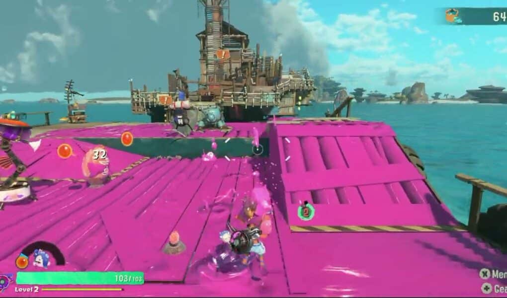 Splatoon Raiders – Hideout Ship: Midair Jump and Shark Bite Showstopper Gameplay | Control Settings