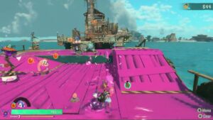 Splatoon Raiders – Hideout Ship: Midair Jump and Shark Bite Showstopper Gameplay | Control Settings