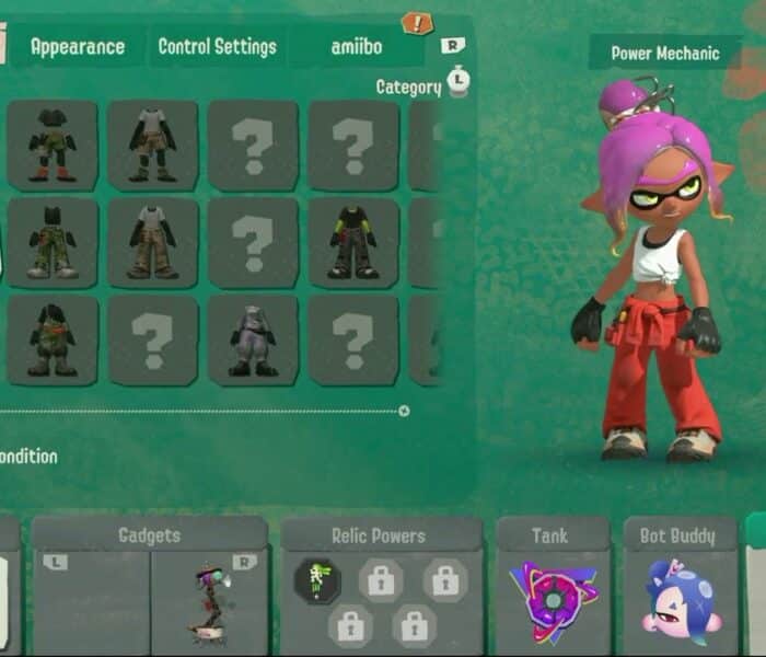 Splatoon Raiders – Hideout: “Relics Grant Special Relic Powers” Polyethlene Slosher | Change Outfits
