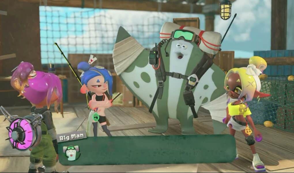 Splatoon Raiders – Hideout Ship: Talk with Deep Cut “Fog Cleared Pretty Quick” Cutscene