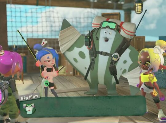 Splatoon Raiders – Hideout Ship: Talk with Deep Cut “Fog Cleared Pretty Quick” Cutscene