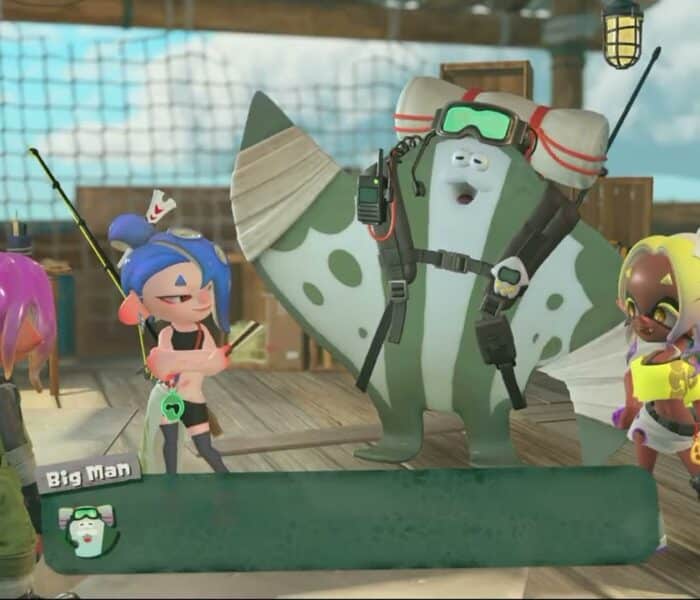 Splatoon Raiders – Hideout Ship: Talk with Deep Cut “Fog Cleared Pretty Quick” Cutscene