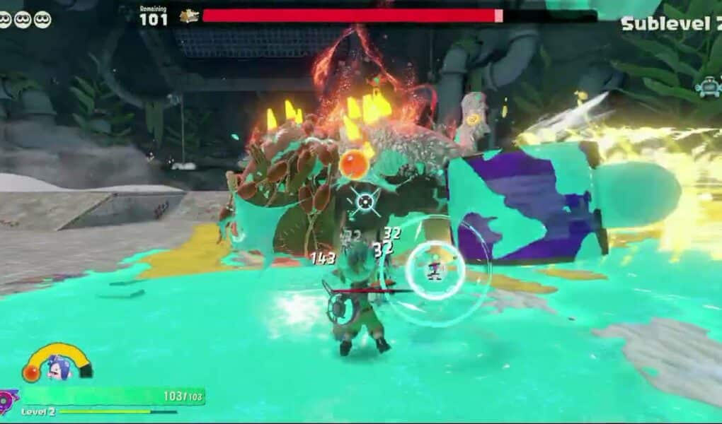 Splatoon Raiders – Scayl Buried Ruins: Defeat Thick Cut Salty Tongue | Collect the Treasure Chest