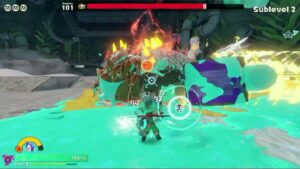 Splatoon Raiders – Scayl Buried Ruins: Defeat Thick Cut Salty Tongue | Collect the Treasure Chest