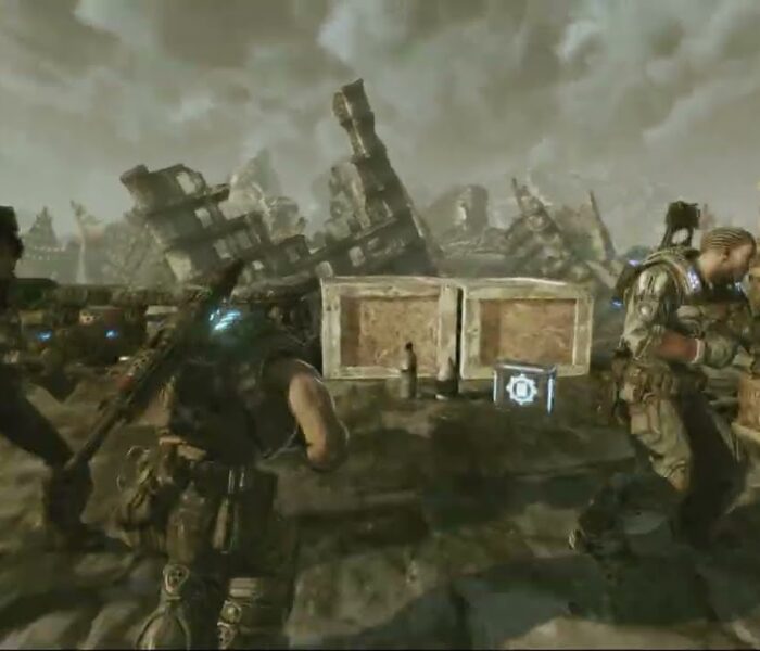 Gears of War 3 – Act 4 Ch 3 Hang’em High: Start The Cable Car | Disable Safety Release | Cut Cable
