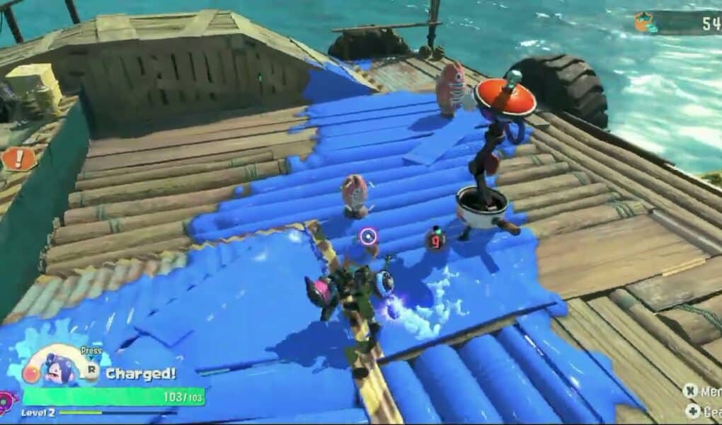 Splatoon Raiders – Hideout Ship: Add (Upgrade) Tinker Parts To Gadget | Steam Blaster Gameplay