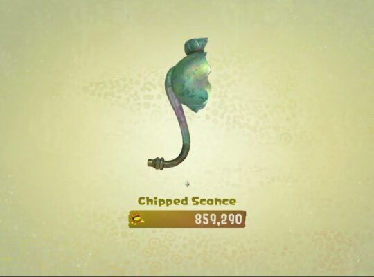 Splatoon Raiders – Hideout Ship: Tumetto Cleared | Open Chest | Equip Relic Chipped Sconce