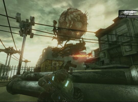 Gears of War 3 – Act 4 Search Endeavor Navel Shipyard For Submarine: Dizzy “Are Those Spider Webs?”