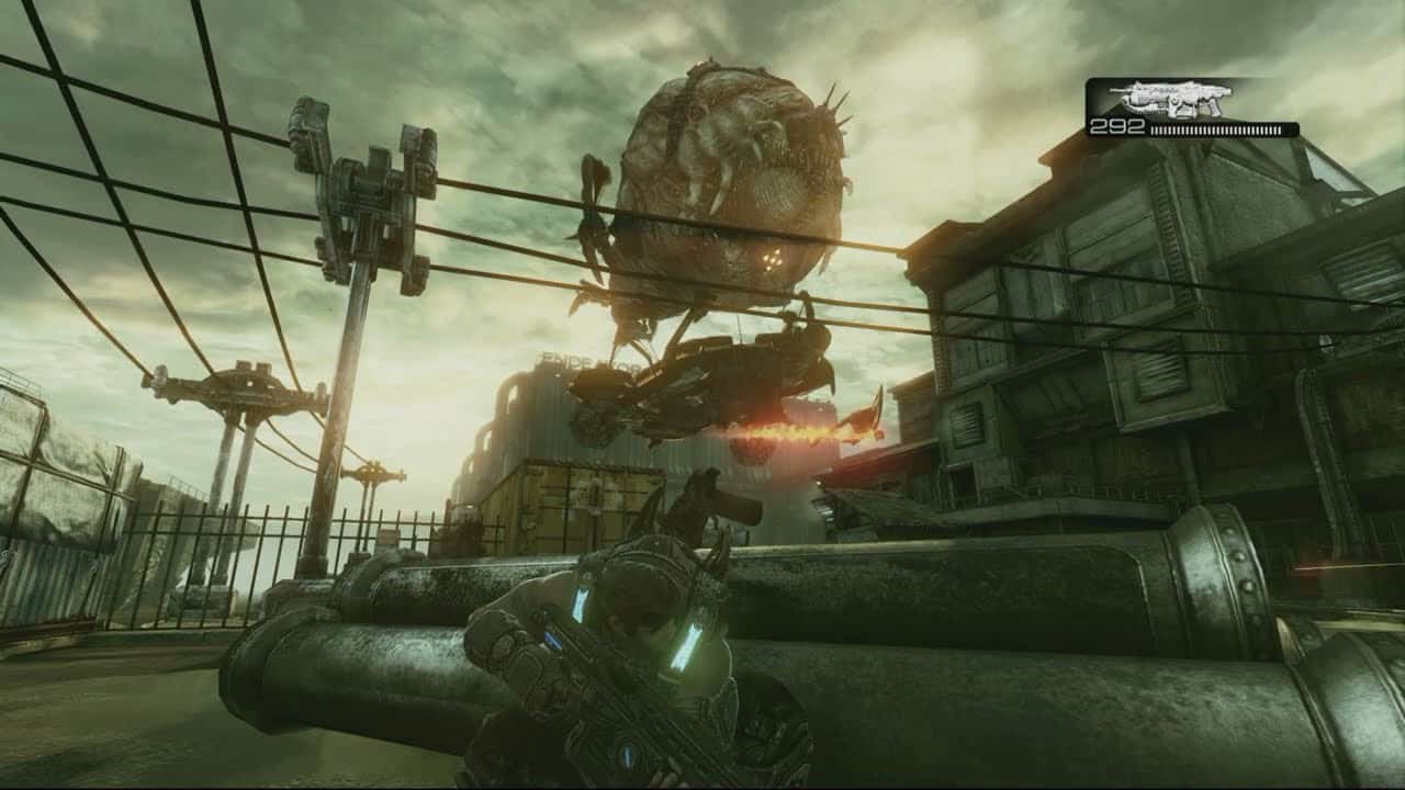 Gears of War 3 – Act 4 Search Endeavor Navel Shipyard For Submarine: Dizzy “Are Those Spider Webs?”