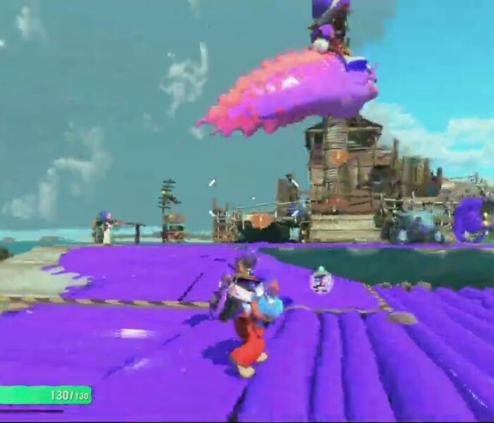 Splatoon Raiders – Hideout Ship: My Build: Morey Storm, Level 5 Waterway Splattershot Jr, Tactical