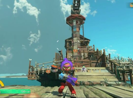 Splatoon Raiders – Hideout Ship: Waterwing Splattershot Jr Level 5 Change Weapons, Bot Buddy etc