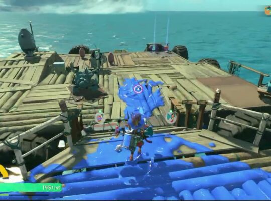 Splatoon Raiders – Hideout Ship: Equip Relic “Finishing Burst” Upgrade Weapon Damage