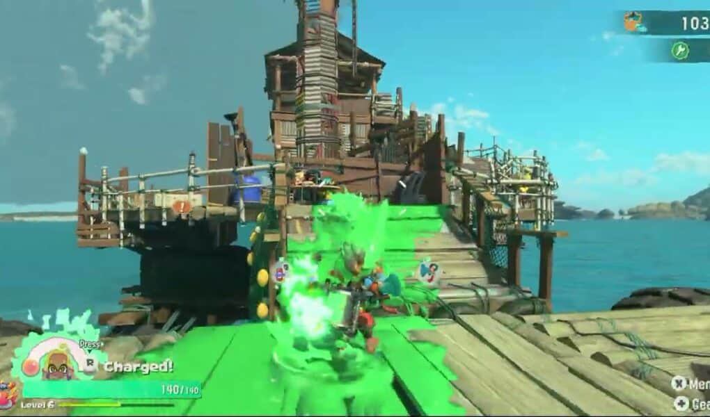 Splatoon Raiders – Hideout Ship: Construct Weapon Upgrading: Weapon Stash Gameplay