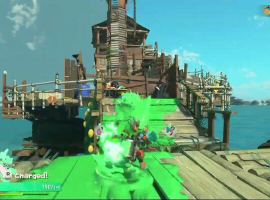 Splatoon Raiders – Hideout Ship: Construct Weapon Upgrading: Weapon Stash Gameplay