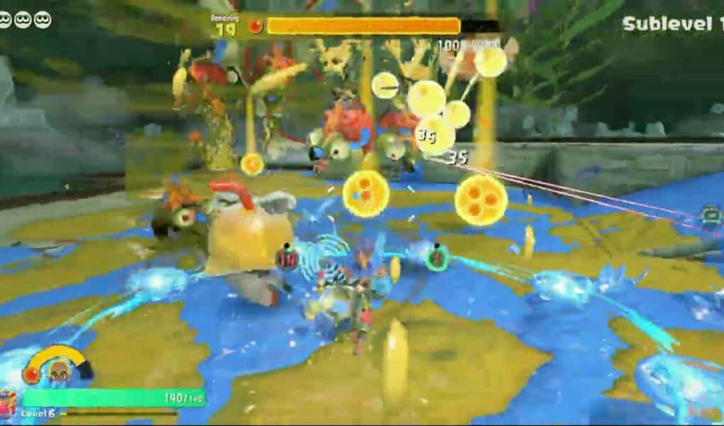 Splatoon Raiders – Chowda Buried Ruins: Reach Sublevel 3 Gameplay