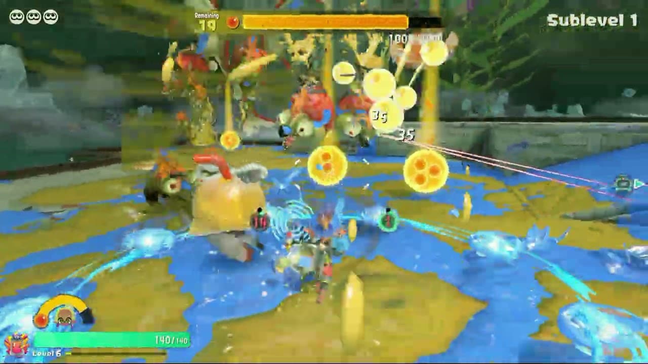 Splatoon Raiders – Chowda Buried Ruins: Reach Sublevel 3 Gameplay