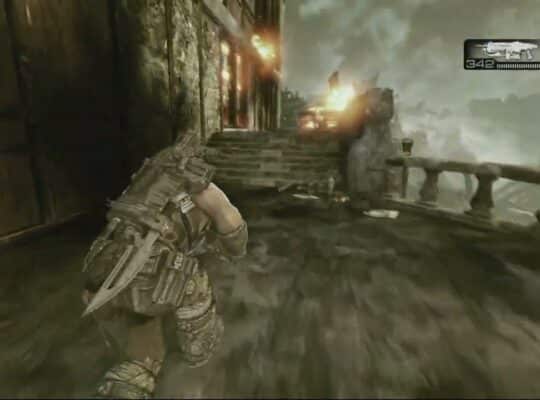 Gears of War 3 – Act 4 Ch 3 Hang’em High: Rescue Dizzy | Cable Car Gas Barge Combat | Old Magazine
