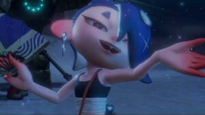Splatoon Raiders – Raid Bowtlode Temple: Shiver of Deep Cut Sings Cutscene “Singing Is The Key”