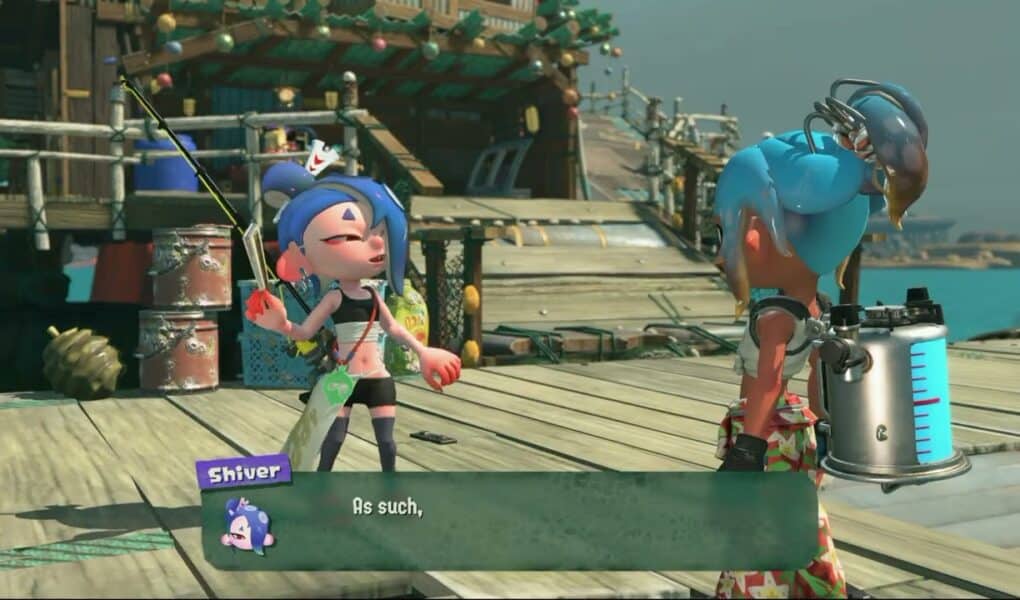 Splatoon Raiders – Hideout Ship: Talk with Shiver About Her Showstopper Huhujiro Clan Scroll