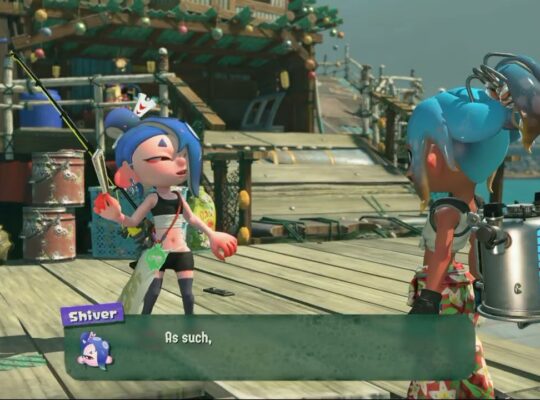Splatoon Raiders – Hideout Ship: Talk with Shiver About Her Showstopper Huhujiro Clan Scroll
