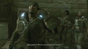 Gears of War 3 – Act 4 Ch 3 Hang’em High: Get Back To The Cable Car | Queen Myrrah’s Tempest Attack