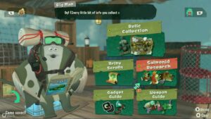 Splatoon Raiders – Hideout Ship: Hoard: Relic Collection, Briny Scrolls, Salmonid Research