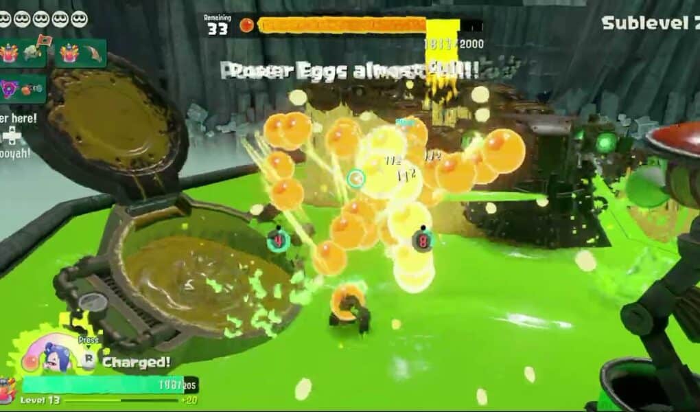 Splatoon Raiders – Raid Unnyarang Buried Ruins Defeat Leng Line Steel Eel