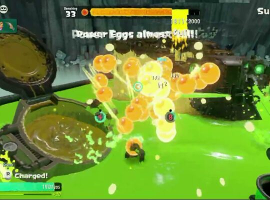 Splatoon Raiders – Raid Unnyarang Buried Ruins Defeat Leng Line Steel Eel