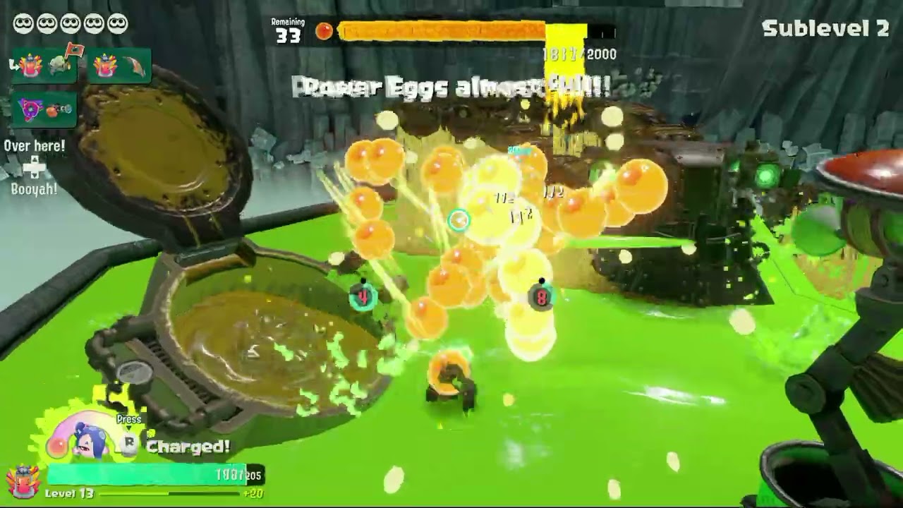 Splatoon Raiders – Raid Unnyarang Buried Ruins Defeat Leng Line Steel Eel