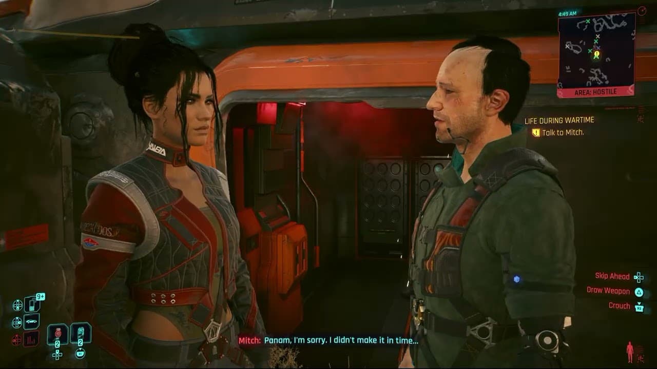 Cyberpunk 2077 – Life During Wartime: Defeat Kang Tao Operatives: Take Out Turret | Talk to Mitch