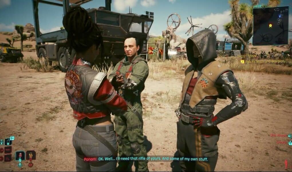 Cyberpunk 2077 – Ghost Town: V Meets Mitch and Scorpion “We Need Your Help” | Nomad Camp | PS5 Pro