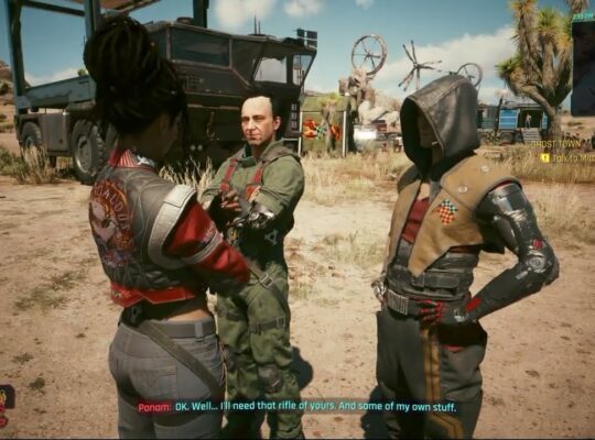 Cyberpunk 2077 – Ghost Town: V Meets Mitch and Scorpion “We Need Your Help” | Nomad Camp | PS5 Pro