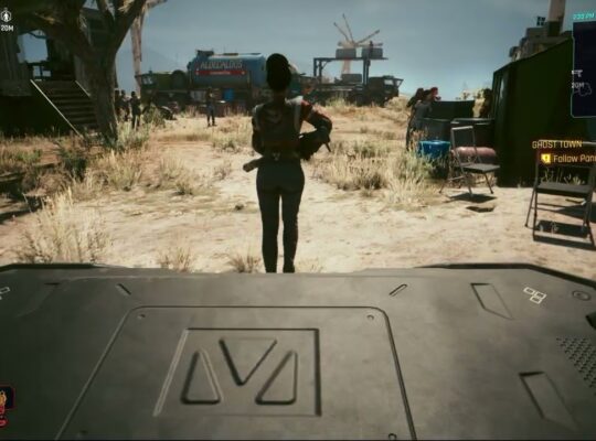 Cyberpunk 2077 – Ghost Town: Nomad Camp: Follow Panam Palmer and Take The Box | PS5 Pro