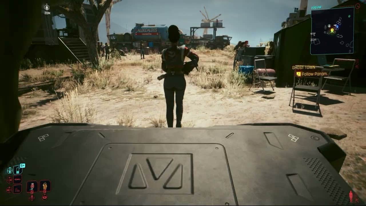 Cyberpunk 2077 – Ghost Town: Nomad Camp: Follow Panam Palmer and Take The Box | PS5 Pro