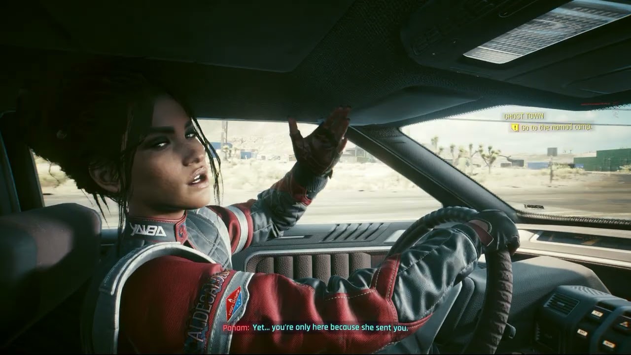 Cyberpunk 2077 – Ghost Town: Ride with Panam Palmer To The Nomad’s Camp | PS5 Pro