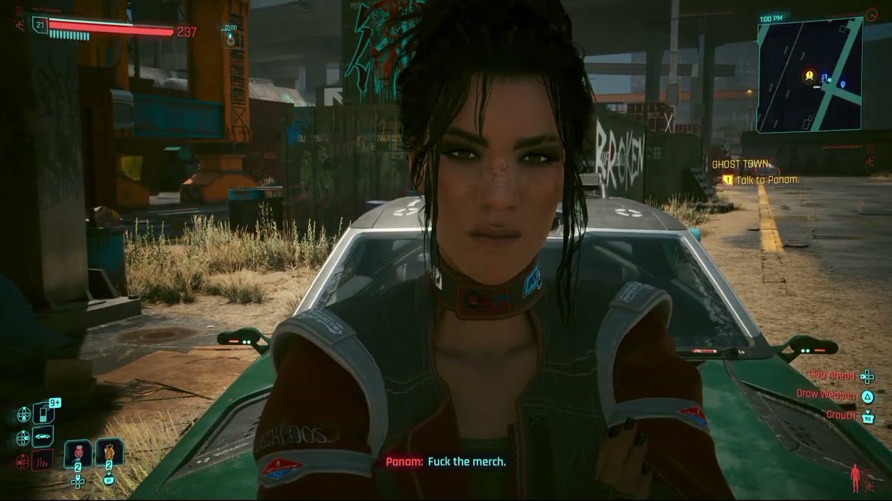 Cyberpunk 2077 – Ghost Town: V Meets Panam Palmer While Fixing Thorton Mackinaw “Warhorse” | PS5 Pro