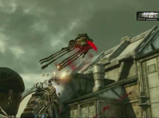 Gears of War 3 – Act 4 Bon Voyage: Find The Sub Rotor | Carry Rotor Back To The Sub via Loader