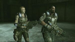 Gears of War 3 – Act 4 Look For Another Sub Hangar: Slay Serapedes Gameplay | Find Sub Cutscene