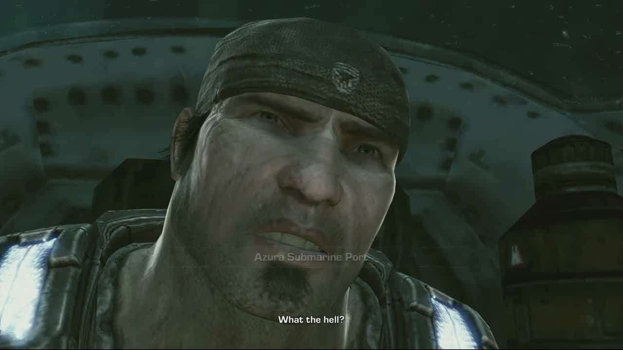 Gears of War 3 – Act 5 Home Away From Home: Azura Submarine Port Arrival Cutscene
