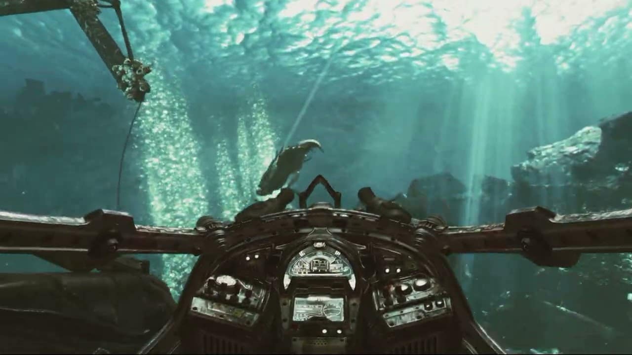 Gears of War 3 – Act 4 Watery Grave: Protect The Submarine | Southern Serano Ocean Gameplay