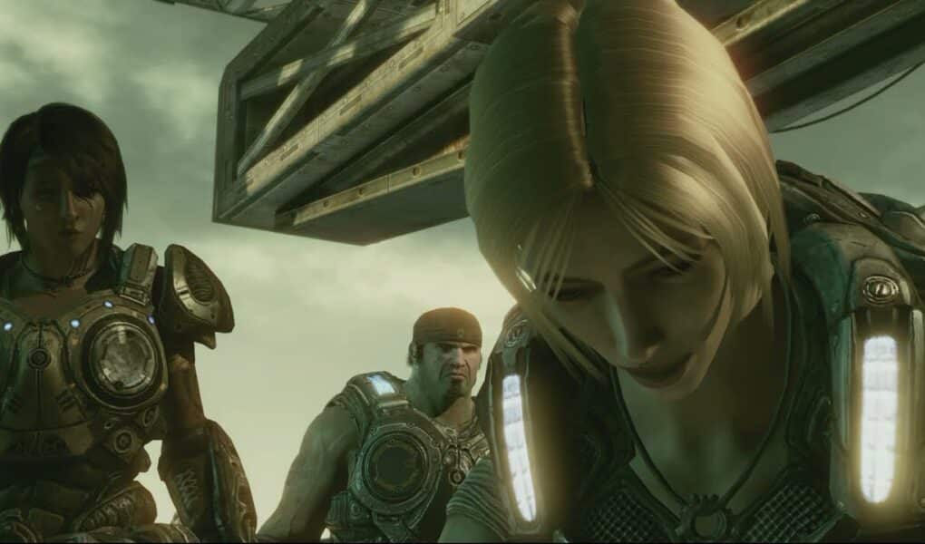 Gears of War 3 – Act 4 Bon Voyage: Flood The Dock | Anya Calls Cole | Marcus “I’ll Tell’em” Cutscene