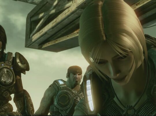 Gears of War 3 – Act 4 Bon Voyage: Flood The Dock | Anya Calls Cole | Marcus “I’ll Tell’em” Cutscene