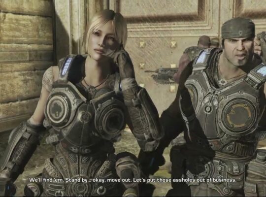Gears of War 3 – Act 5 Shattered Paradise: Use The Siege Beast To Destroy Gas Barges Gameplay
