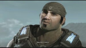 Gears of War 3 – Act 5: Escape Maelstrom Facility: Marcus Tells Cole and Baird Dom Died Cutscene