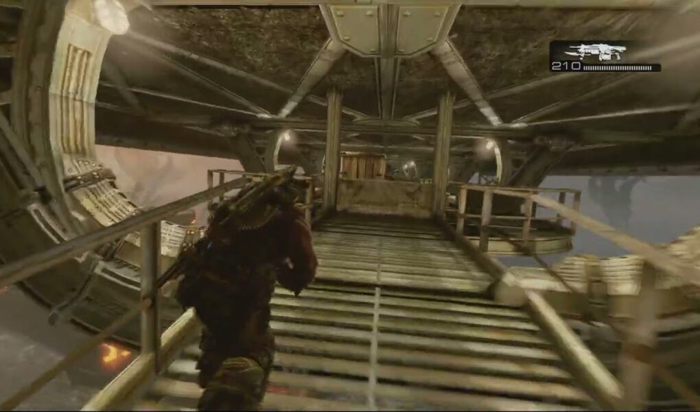 Gears of War 3 – Act 1: Cross Centennial Bridge: Catwalk Choice Gameplay | Baird Teases Sam Banter