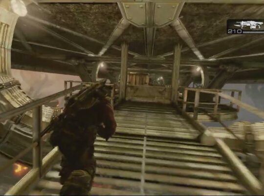 Gears of War 3 – Act 1: Cross Centennial Bridge: Catwalk Choice Gameplay | Baird Teases Sam Banter