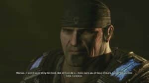 Gears of War 3 – Act 5: Marcus Fenix Tells Adam Fenix (Father) That Dominic Santiago Died Cutscene